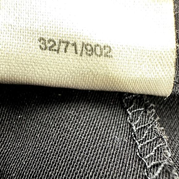 Max Mara Trouser Pants Pleated Straight Leg High Rise Career Office Black Medium - Picture 4 of 6